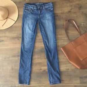 American eagle med wash jeans x long
